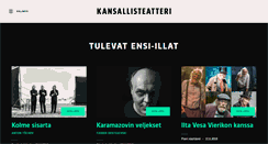 Desktop Screenshot of kansallisteatteri.fi